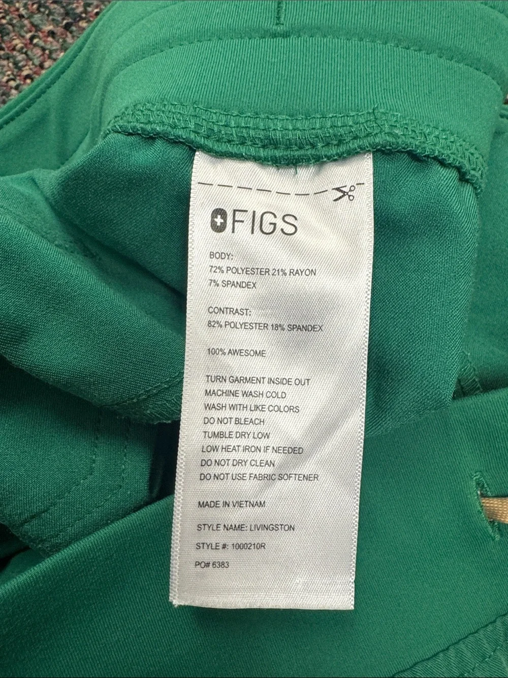FIGS Livingston Scrub Pants - Picture 2 of 6